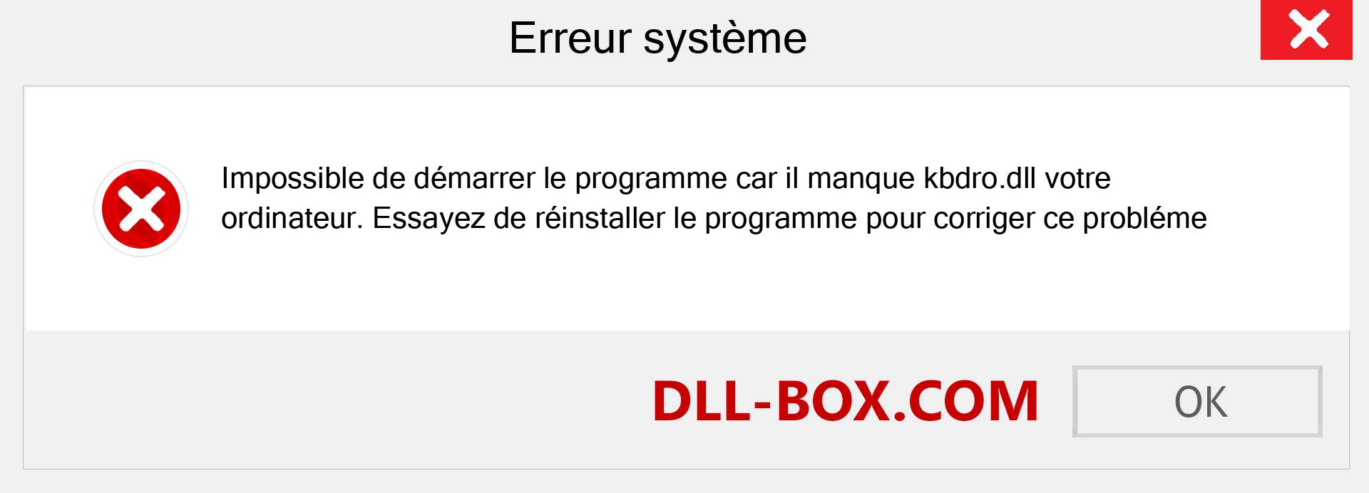 Le fichier kbdro.dll est manquant ?. Télécharger pour Windows 7, 8, 10 - Correction de l'erreur manquante kbdro dll sur Windows, photos, images